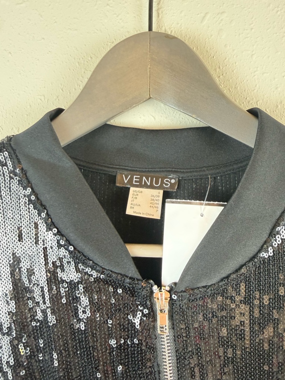 Sequins Black Long Sleeve Women’s Jumpsuit Size Small NWT - Picture 11 of 12